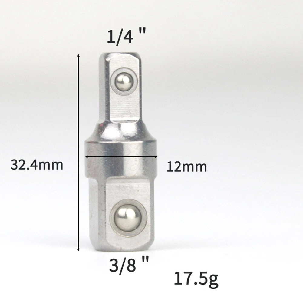 Socket Adapter Converter Reducer Set 1/2" 1/4" And 3/8" Square Drive Adapter External Square Internal Hexagonal Socket Adaptor Oasis Select