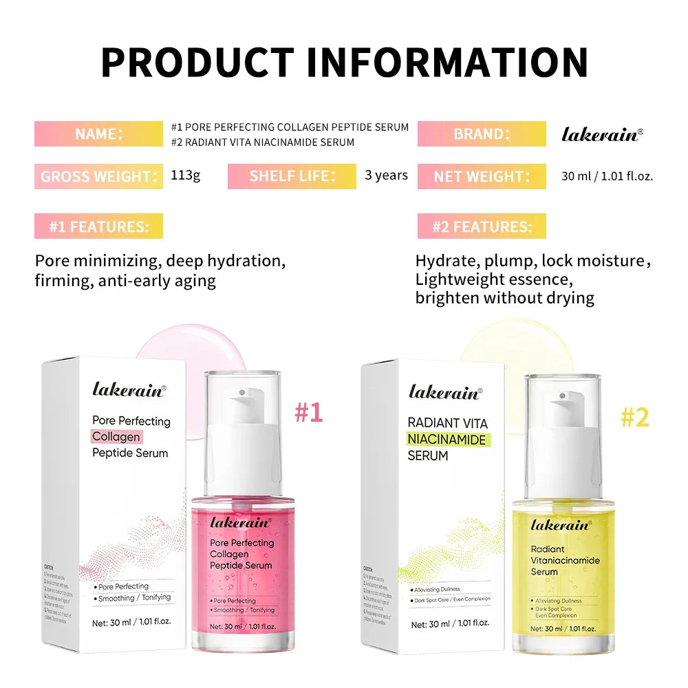 Deep Moisturizing Collagen Peptide Essence Serum Elasticity And Smooth Complexion Skin Firming Even Skin Tone Care Serum Product Oasis Select