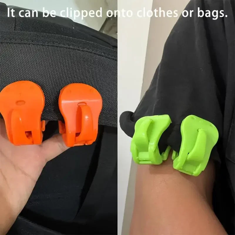 2Pcs Quick-Attach Fishing Rod Clip Tool-Free 1-Hand Holder For Freshwater Rods Storage Racks Secure Grip Tackle Organizer Oasis Select