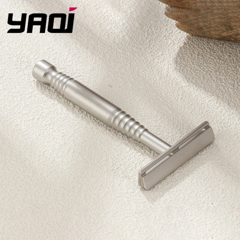 YAQI Remus Matte Painting Color 316 stainless Steel AC Blade Single-edged Mens Professional Shaving Safety Razor