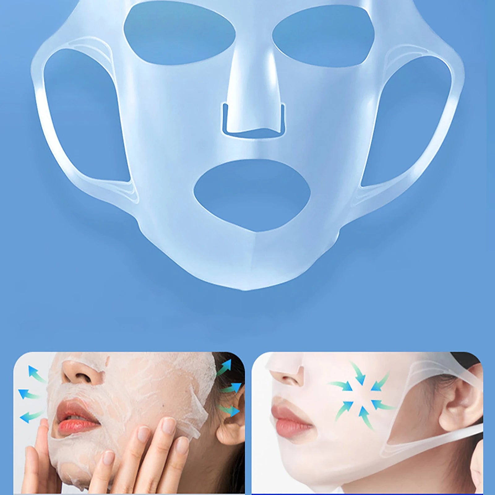 Silicone Face Mask Cover – Reusable Sheet Mask Holder
