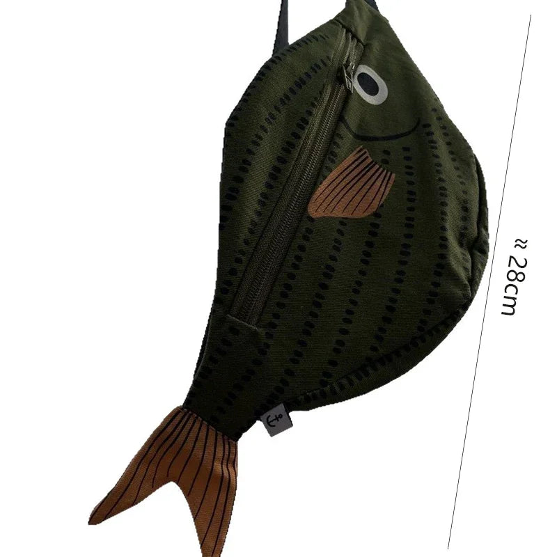 Adorable Tropical Fish Waist Pack for Kids Green Water-Resistant Coin Purse Crossbody Bag for Boys & Girls Oasis Select