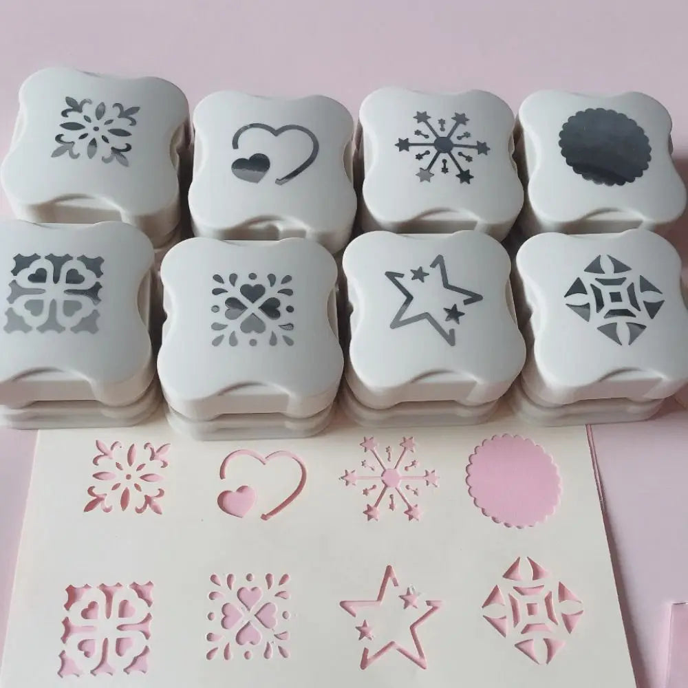 Magnetic Paper Hole Punch Handmade Crafts Tool Embossing Device Labor-Saving Punching Machine Paper Cutter Card Making Oasis Select