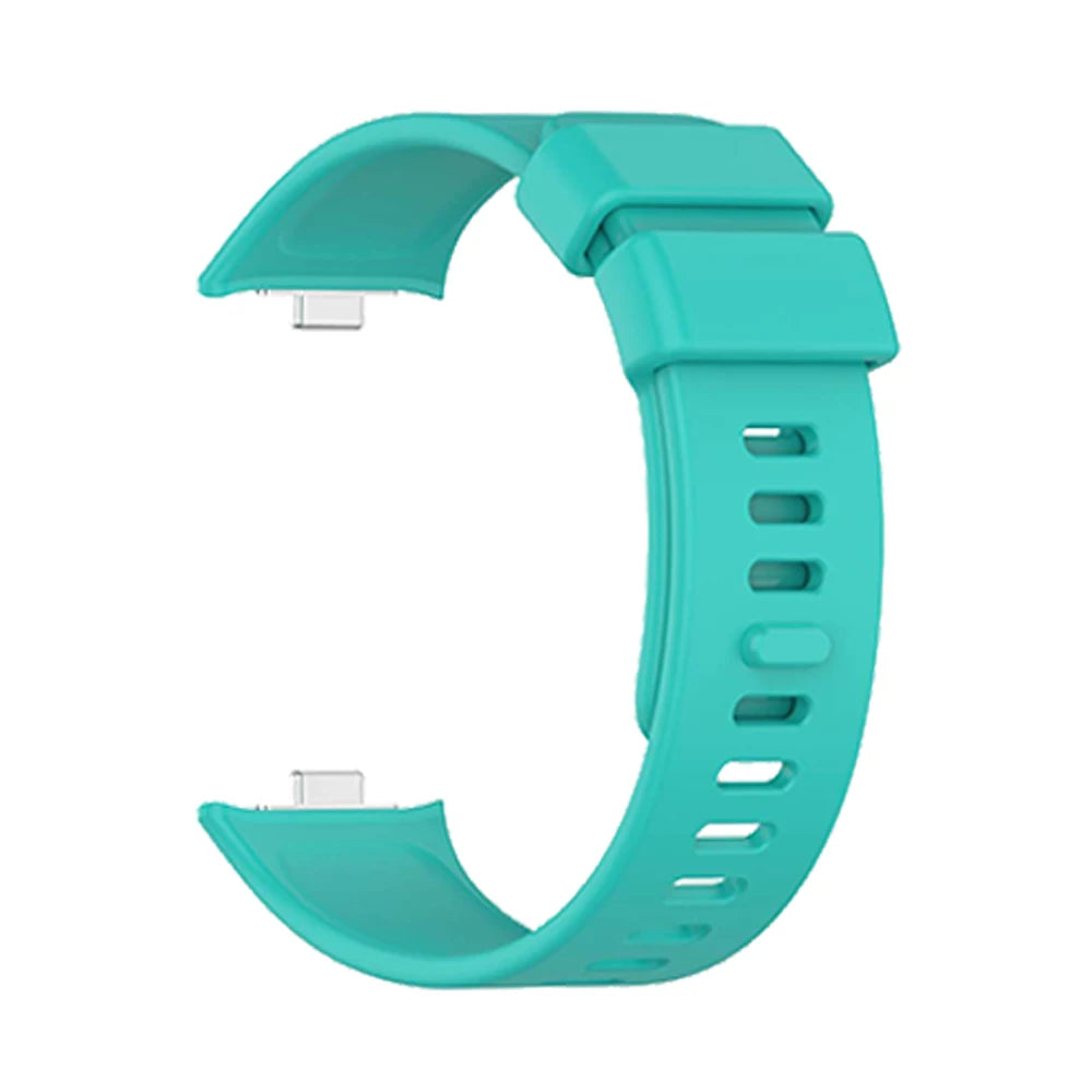 Silicone Sport Strap for Redmi Watch 4 5 & Mi Band 8/9 Pro Watch Band Strap Oasis Select Teal Green