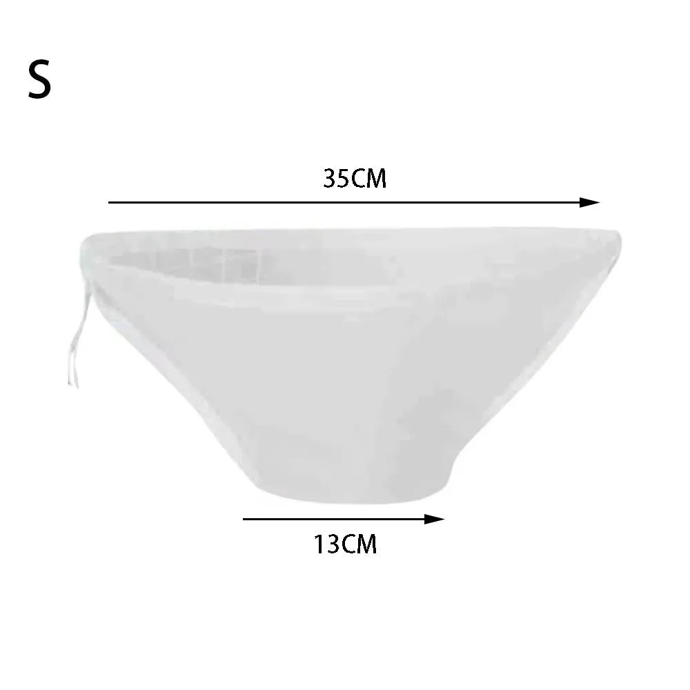 New Bowl Shape Cheese Cloth Bag with Closed Edges Reusable Mesh Bag Fine Mesh Cheesecloth Bags Cooking Tool Oasis Select S