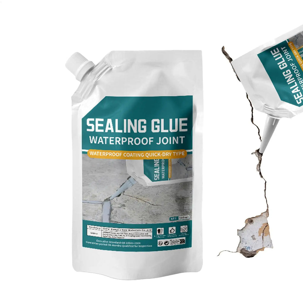 Concrete Crack Repair 500ml Concrete Slab Repair Quick-Drying Strong Adhesive Leak Preventer for Kitchen Bathroom Garage Oasis Select
