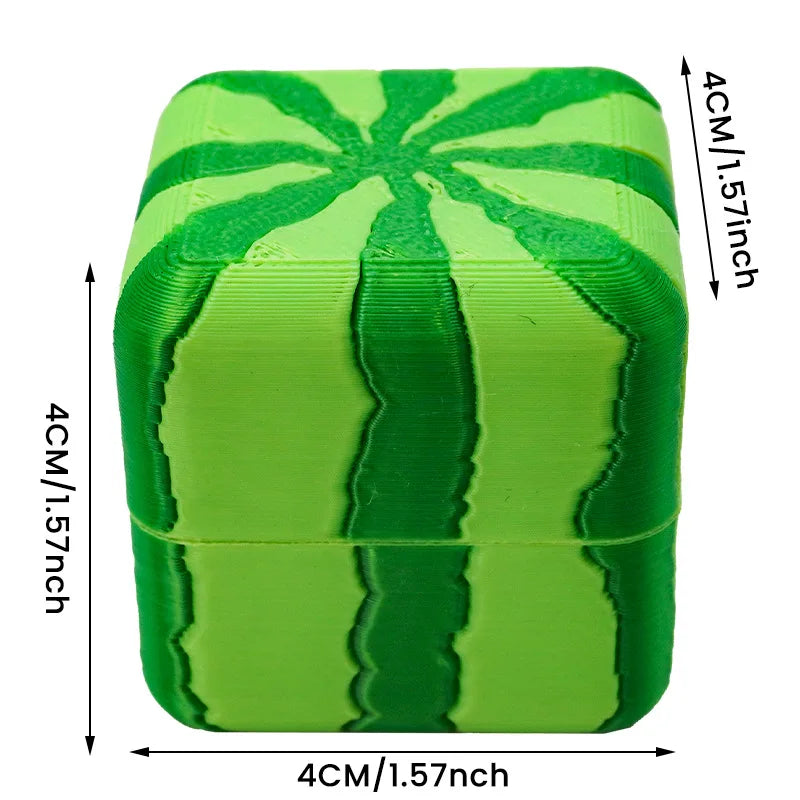 1Pcs Summer Themed Watermelon Dice Unique Design Fun Party Games for Drinking Games Safe Material Entertainment Oasis Select 1pc