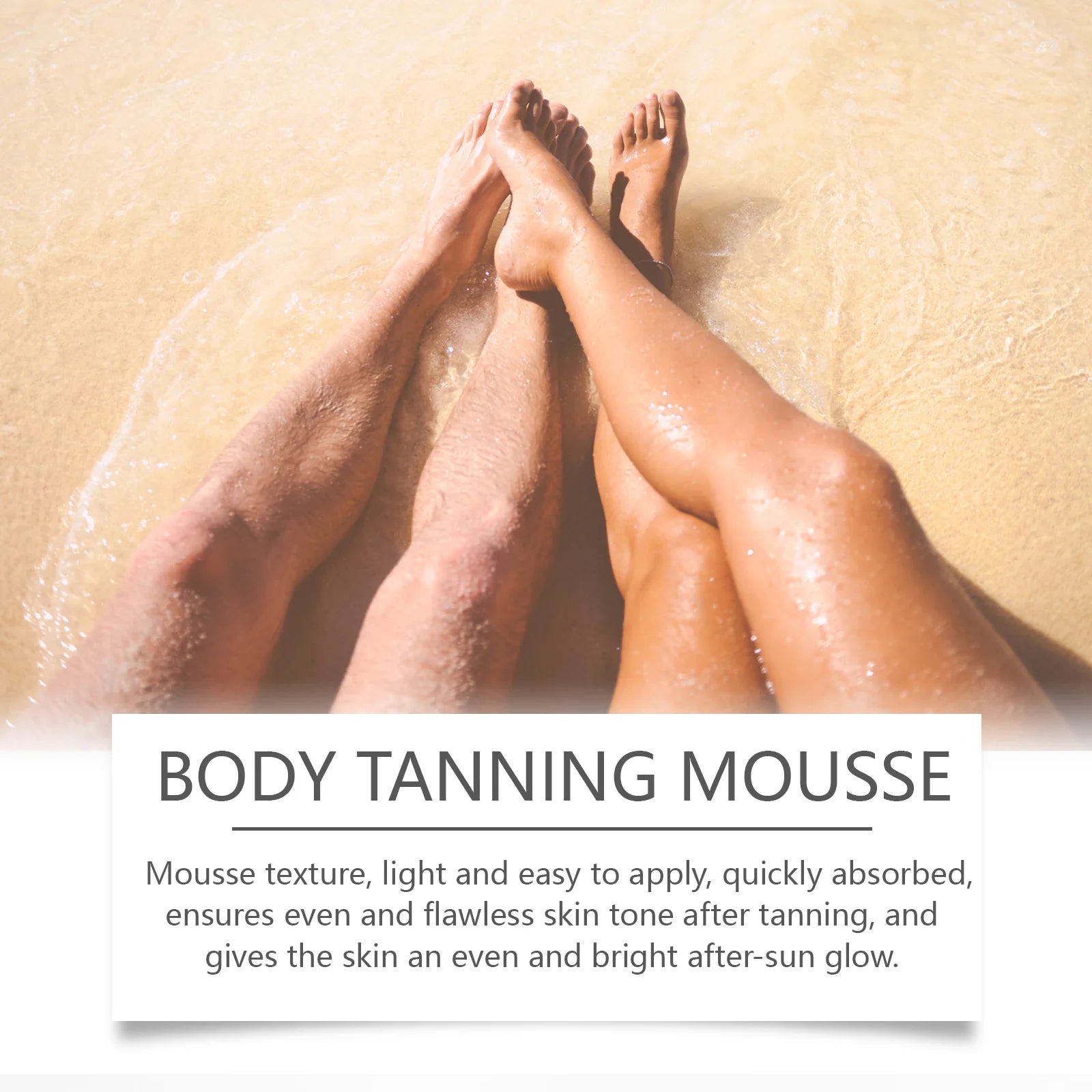 Body Self Tanning Mousse Fake Tan Bronze Skin Quick Natural Tanning Mousse Body Bronzer Sunless Self Tanner Face Body Outdoor Oasis Select