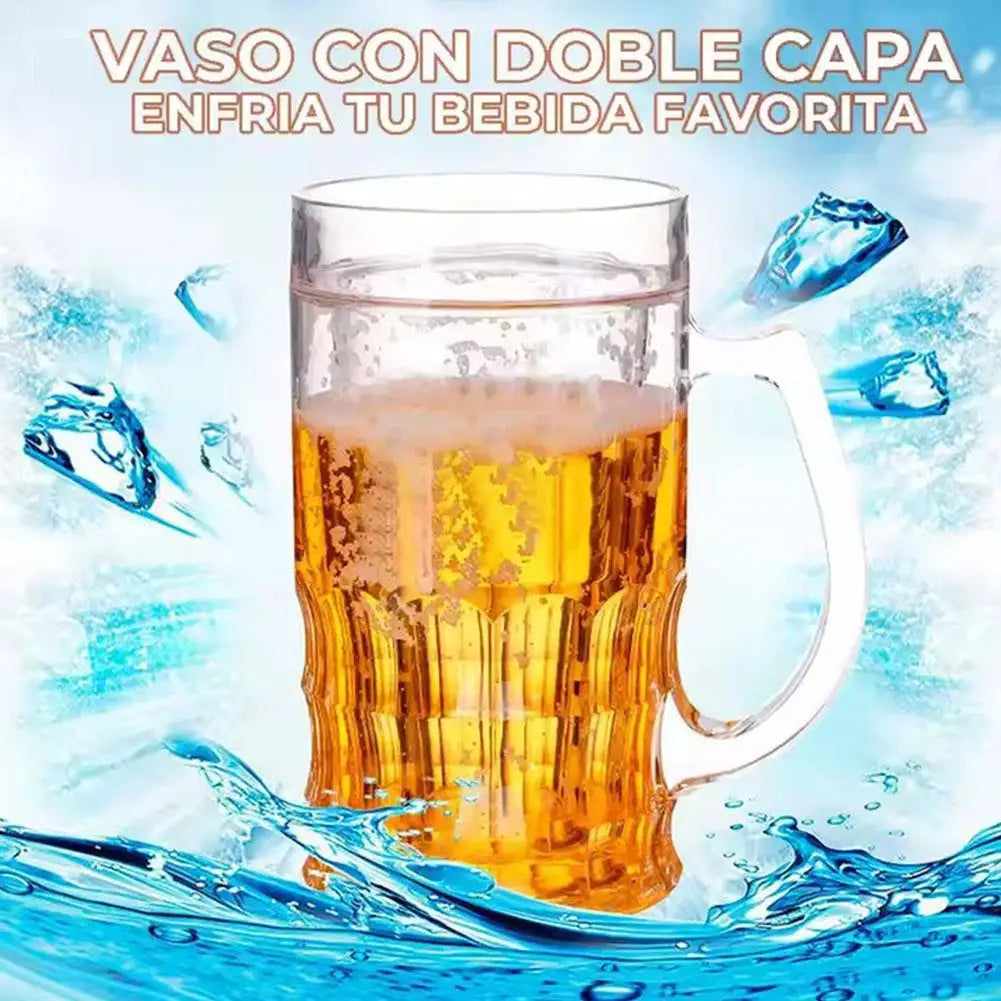 400ml Double-Wall Trick Beer Mug – Novelty Transparent Cup Novelty Beer Mug Oasis Select