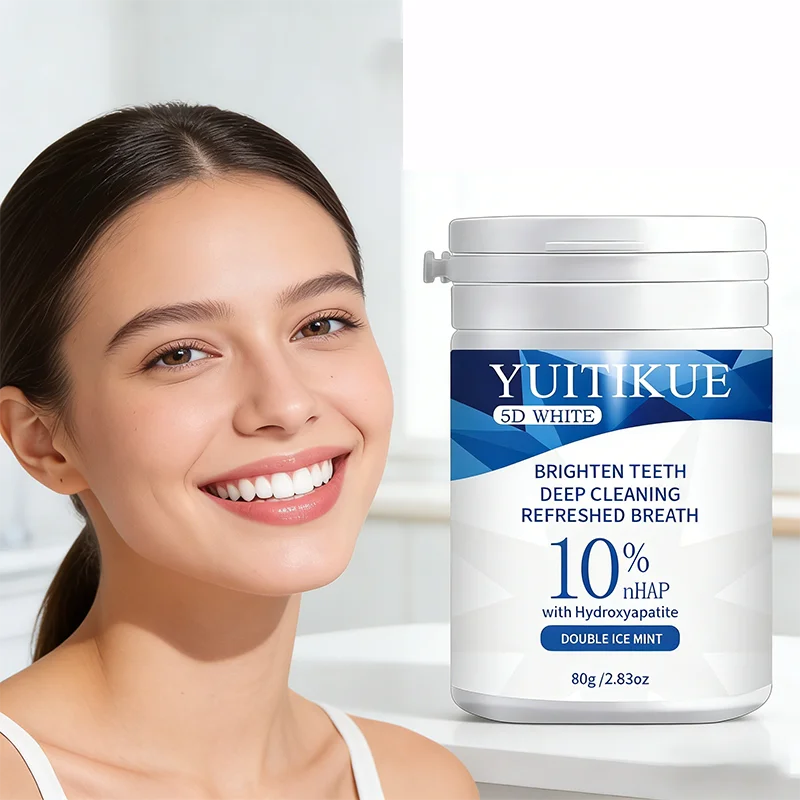YUITIKUE 5D Oral Care Powder – 10% nHAP Teeth Whitening 80g