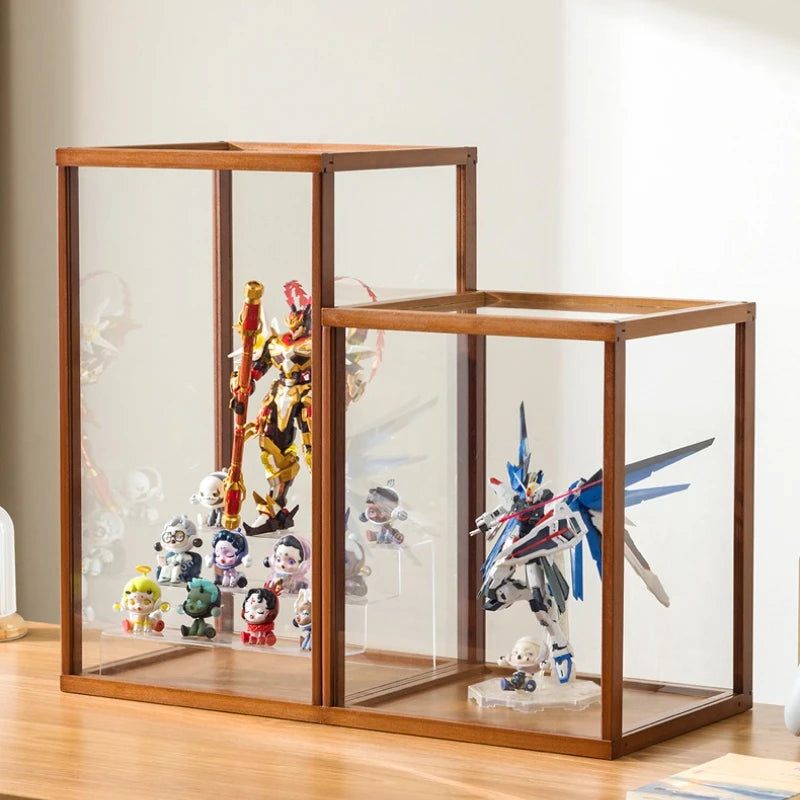 Figure Cabinet Wine Cabinet Toy Storage Rack Display Cabinet Household Sub-dustproof Transparent Cabinet Lego Display Cabinet Oasis Select