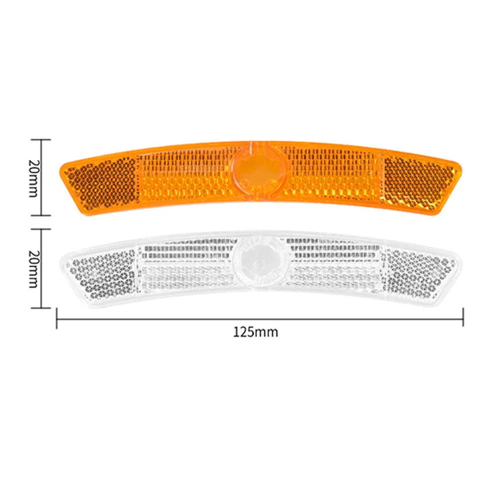4pcs Bike Spoke Reflector 25*20mm Steel Fixed Rain Sun Protection Bicycle Parts For Mountain Bike Outdoor Riding Accessories Oasis Select