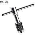 Adjustable T Type Tap Wrench Hand Thread Tap Holder For M3-M6 M5-M8 M6-M12 Mechanical Workshop Tools Hand Tool Oasis Select M5-M8