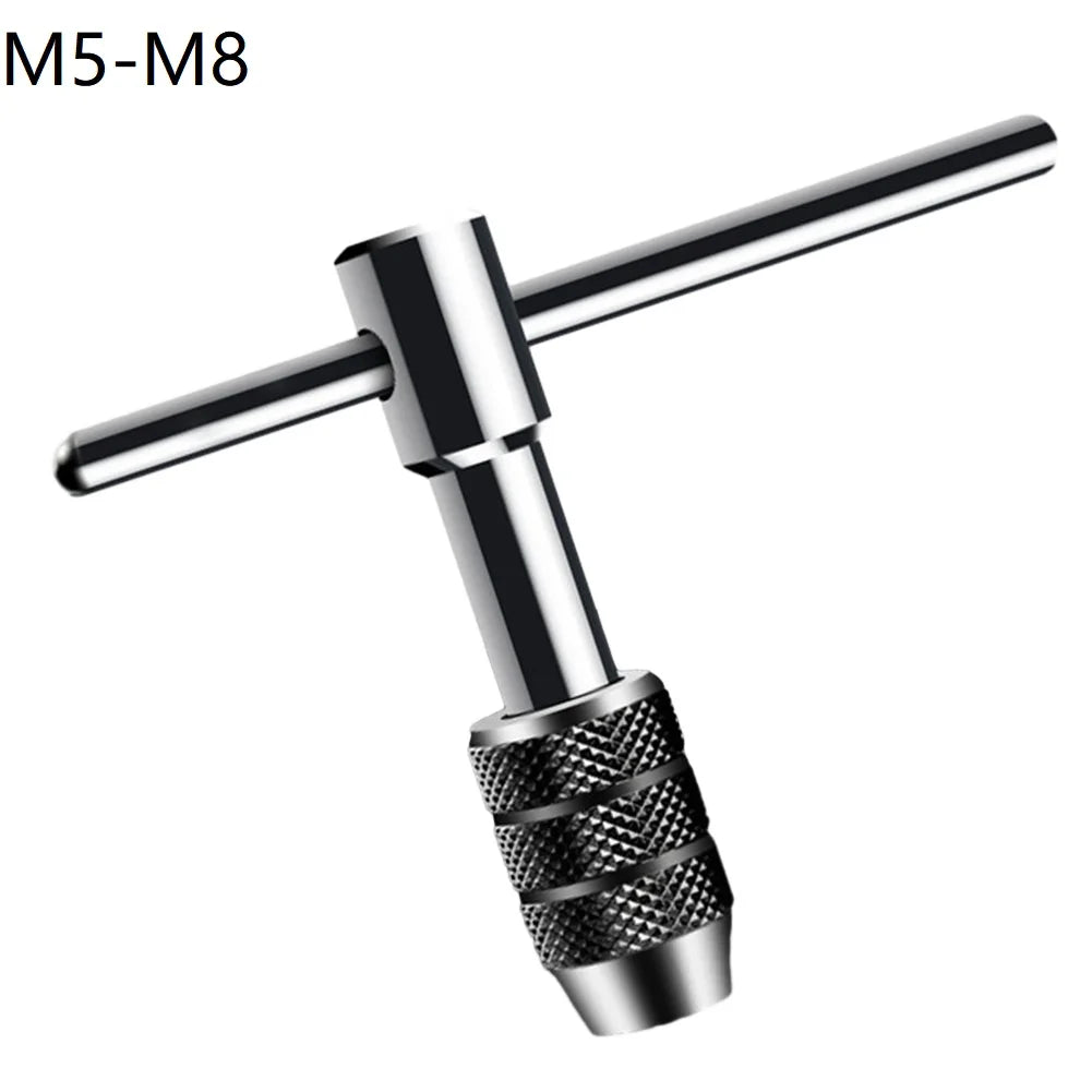 Adjustable T Type Tap Wrench Hand Thread Tap Holder For M3-M6 M5-M8 M6-M12 Mechanical Workshop Tools Hand Tool Oasis Select M5-M8