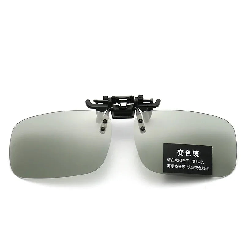 Polarized Clip Sunglasses Myopia Glasses Clip Driver Fishing Night Vision Myopia Clip-on Sun Shading Eyeglasses Oasis Select