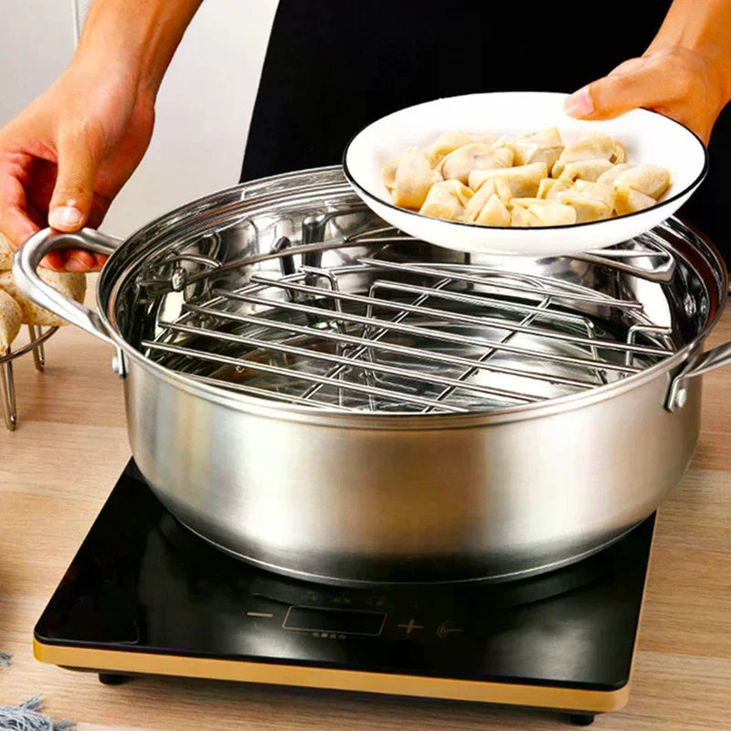 Stainless Steel Cookware Steamer Rack Cooking Baking Pot Stand Airfryer Grill Food Accessories Kitchen Steaming Racks Oasis Select