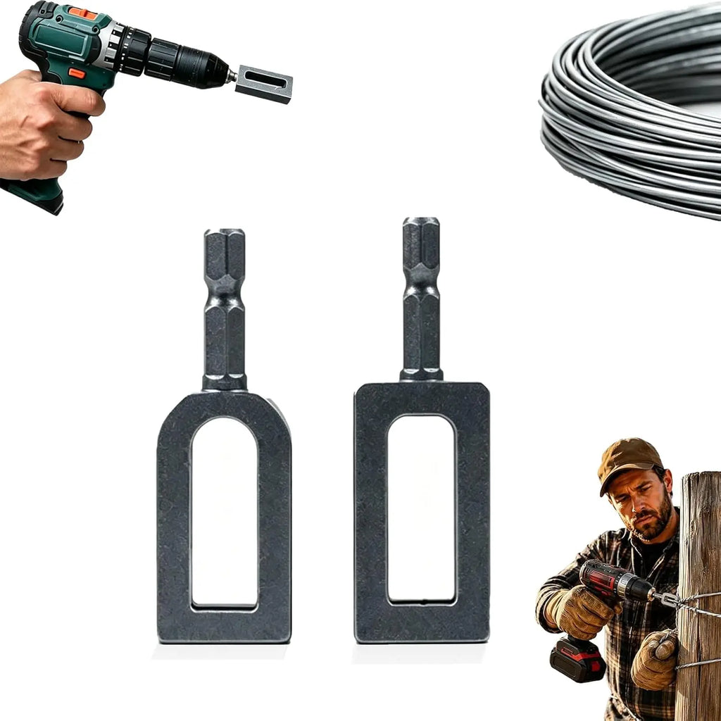 Drill Chuck Duty Drill Wire Twister Tool For 9 And 11 Fence Wire Tying Chain Link Fence Twister For Electric Drill Twist Sleeve Oasis Select