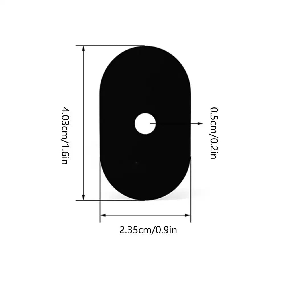 Cycle Tire Nozzle Sticker 4X Cycle Tire Valve Sticker Cycle Valve Pad Sticker Adhesive Protective Glue Pad for Mountain Road Oasis Select Black