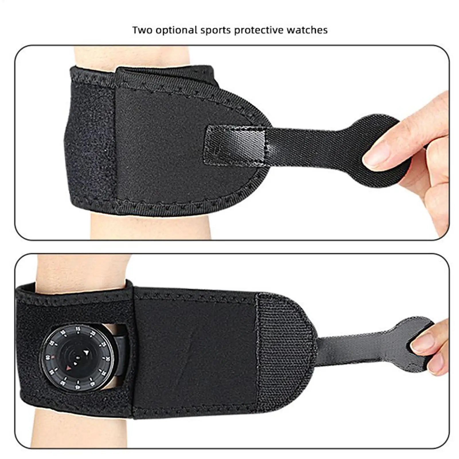1PC Smart Watch Protector Strap Watch Strap Protector Built-in Cushion Structure Weatherproof Armband Wrap For Running Sports Oasis Select