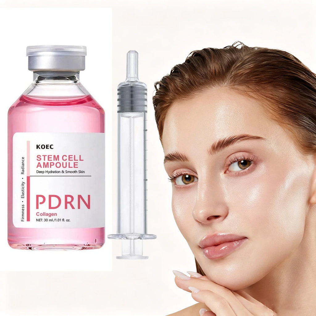 PDRN Moisturizing Face Serum Collagen Boost Deep Hydrating Plumping Effect Brightening Skin Barrier Repair Ampoule Skincare 30ml Oasis Select