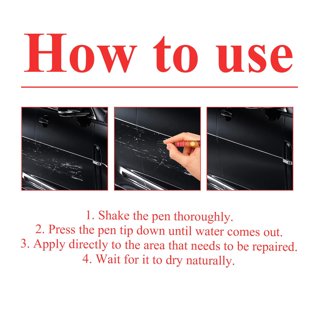 All Cars Magic Pen Car Scratches Removal Weatherproof Touch up Repair Covering Auto Paint Portable Fix Automotive Care Supplies Oasis Select