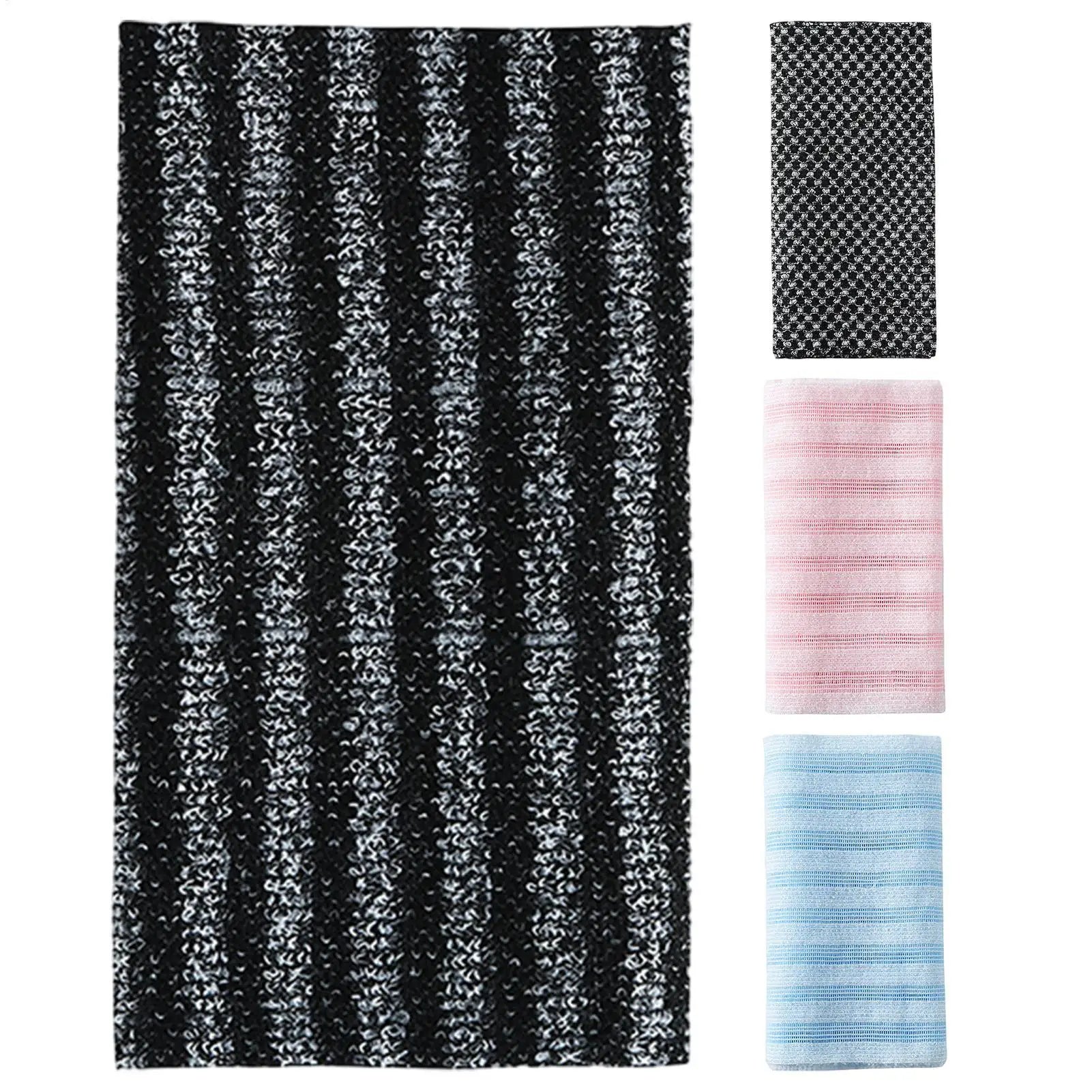 Exfoliating Body Scrubber Back Scrubber for Shower Bath body Scrub Wash Cloth Exfoliating Washcloth Towel Body Cleaning Tool Oasis Select