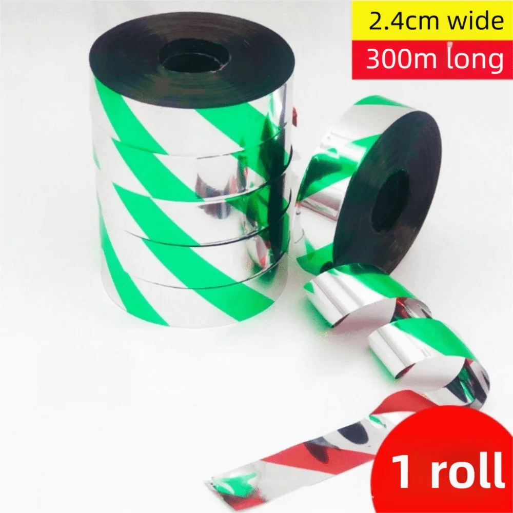 50M/100M/300M Double-sided Reflective Bird Repellent Ribbon Multipurpose Adhesive-free Anti Bird Tape Flashing Hanging Oasis Select Style 24