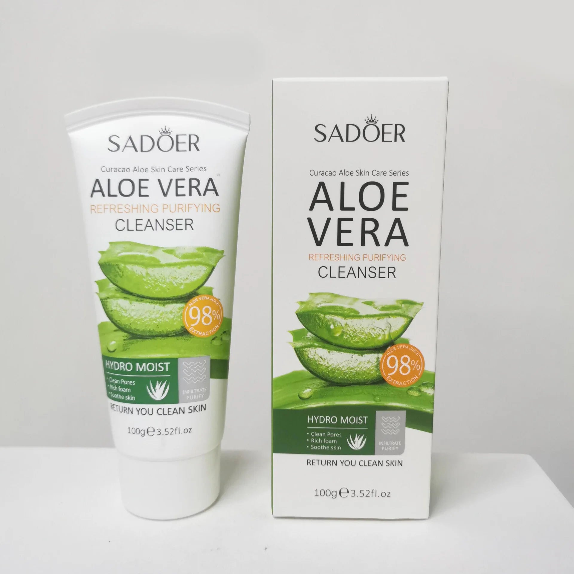 Aloe Vera Soothing Cleansing Cream – Gentle Face Wash 100g Facial Cleanser Oasis Select cleanser