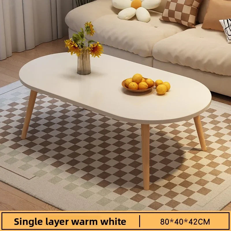 Multi-functional Coffee table living room small apartment living room sofa tea table bedroom simple bed INS wind small table Oasis Select DB-80CM