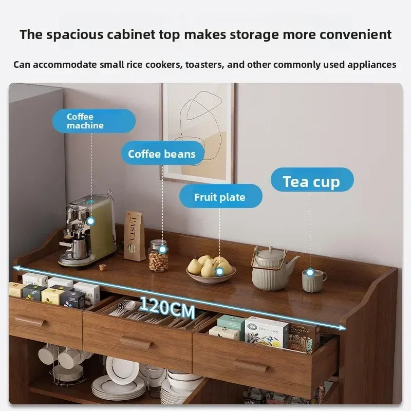 Multi-functional Household GoodsSide Cabinet, Kitchen Against The Wall, Large Capacity Storage Rack, Floor-to-ceiling Locker Oasis Select