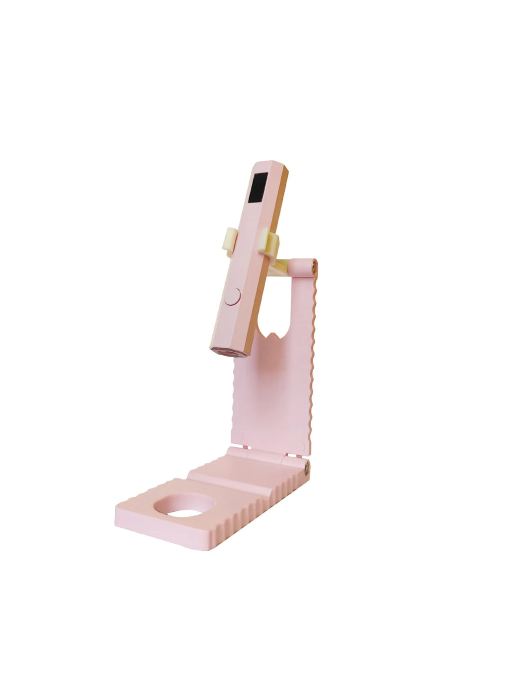 Handheld UV Light for Gel Nails Portable UV Nail Lamp Rechargeable LED Nail Lamp for Nails Art Desk Stand Oasis Select Pink-Set