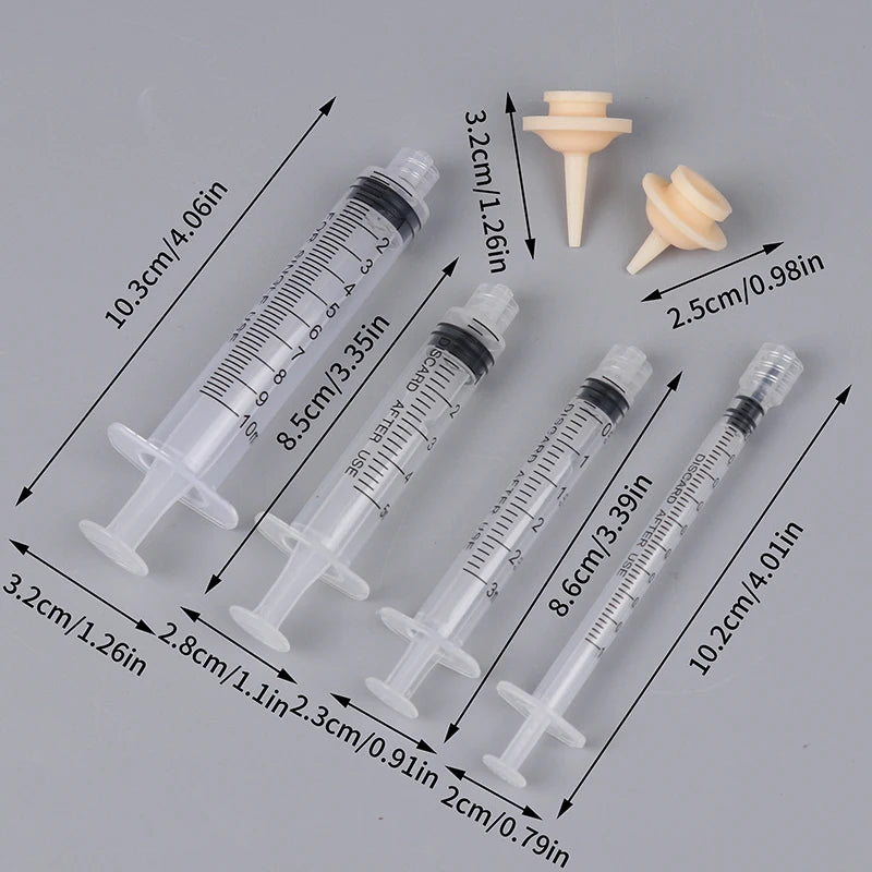 Pet Oral Syringe Feeder with Silicone Nipple | Puppy Kitten