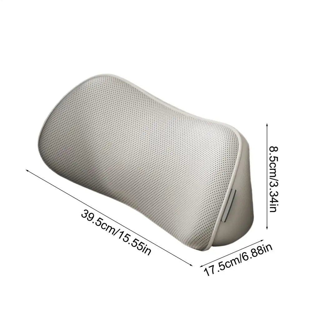 Car Lumbar Support for Driving Seat Ergonomic Soft Back Support Pillow Non-slip Car Back Cushion for Long-Distance Driving Car Oasis Select Pink