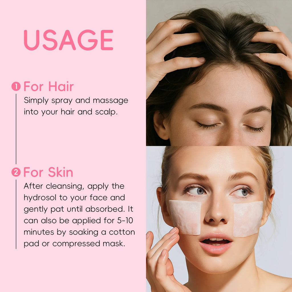 Japanese Sakura Hydrosol Facial Toner 100ml Hydrating Brightening Soothing Face Mist For Uneven Dull Skin Pore Minimizing Oasis Select