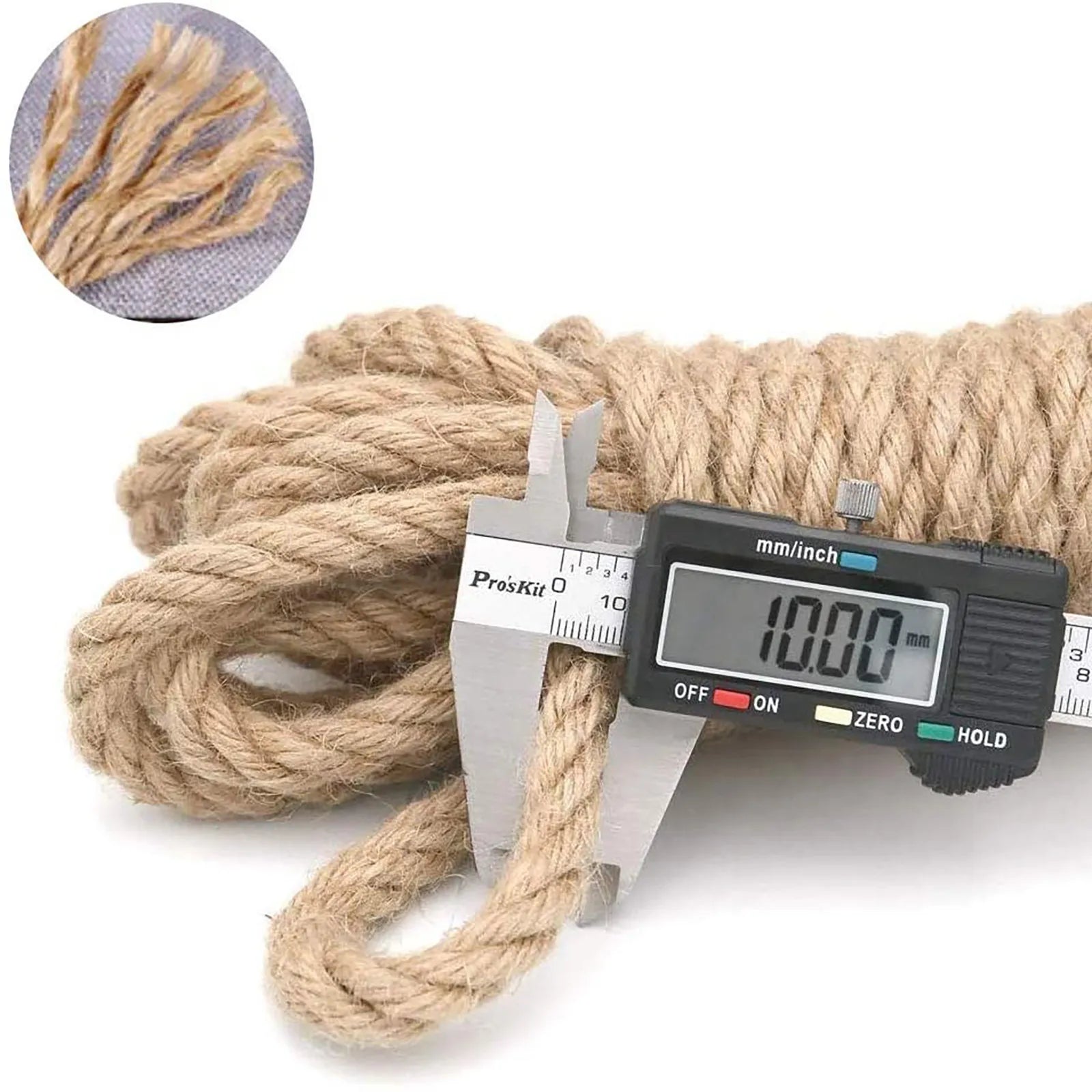 10mm Natural Hemp Rope Tug Of War Rope Household DIY Decorative Rope 10 M For DIY & Arts Crafts Packing Floristry Bundling Oasis Select