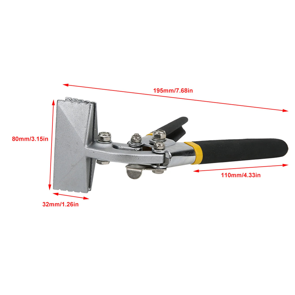 Metal Sheet Bending Pliers Manual Sheet Metal Clamp Seamer Non-Slip Handle Seaming Pliers Metal Sheet Bender Oasis Select