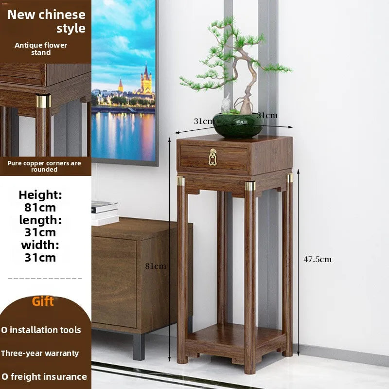 New Chinese-style table, end view table, table case, Zen-style foyer Buddhist table, end view table, porch cabinet, narrow style Oasis Select Medium with draw