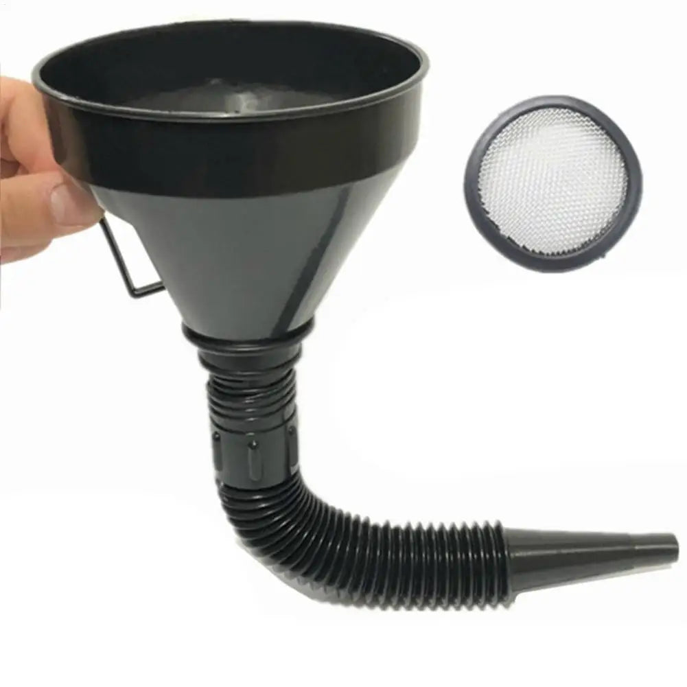 Oil Funnel Car Engine Refueling Funnels with Filter Extension Pipe for Auto Motorcycle Truck Oil Petrol Diesel Gasoline Funnel Oasis Select