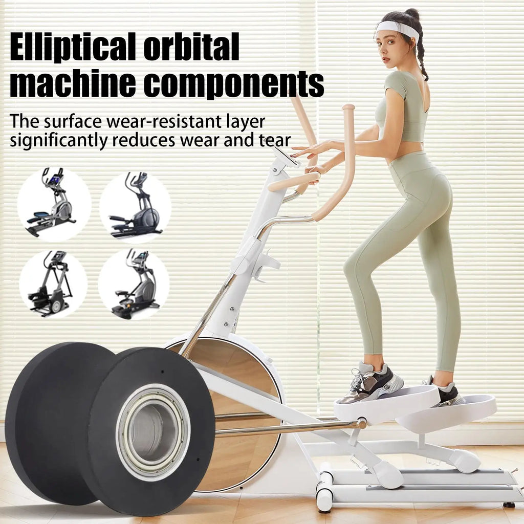 Elliptical Trainer Roller Quiet Smooth Replacement Parts Elliptical Replacement Parts For Indoor Commercial Gym Apartment Room Oasis Select