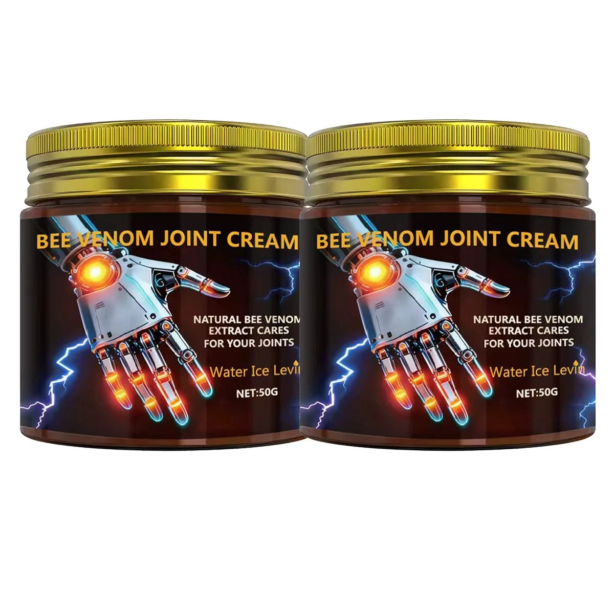 Bee Venom Joint Cream – Hyaluronic Acid & Natural Extract Joint Care Cream Oasis Select BROWN 50g