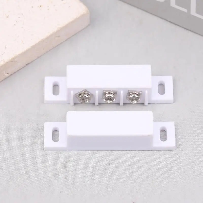 1Pair Normally Open/Closed Magnetic Door Window Contact Sensor, High Sensitivity Reed Switch for Security Alarm Oasis Select