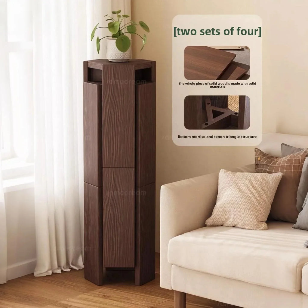 Multi-functional Order stool Solid wood stool Stackable household wood bench Living room low stool sturdy and durable Oasis Select