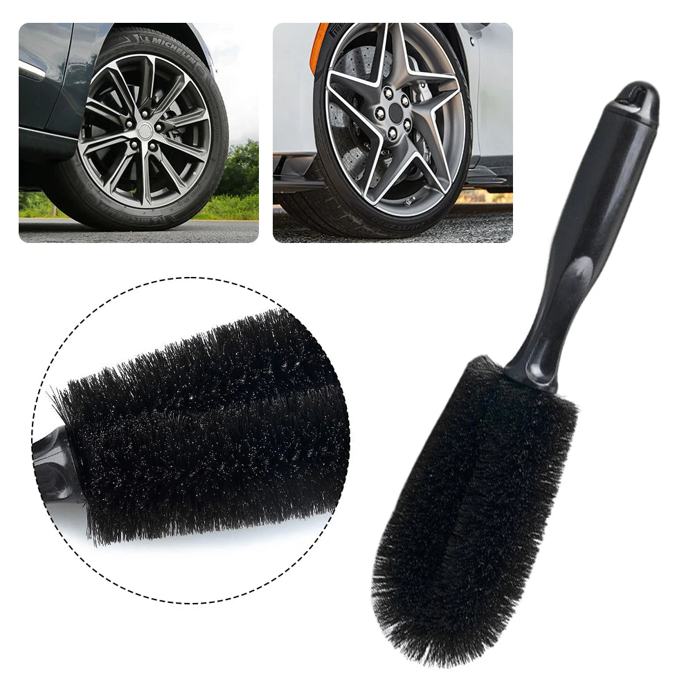 Soft Bristle Car Wheel Rim Cleaning Brush – Auto Detailing Auto Detailing Brush Oasis Select