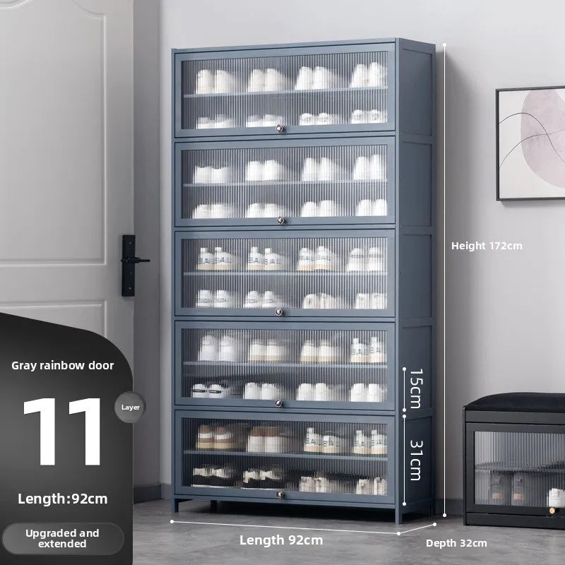 Shoe cabinet door, household door, shoe rack, multi-layer simple and large-capacity storage, indoor entry, dormitory Oasis Select Eleventh Floor 92