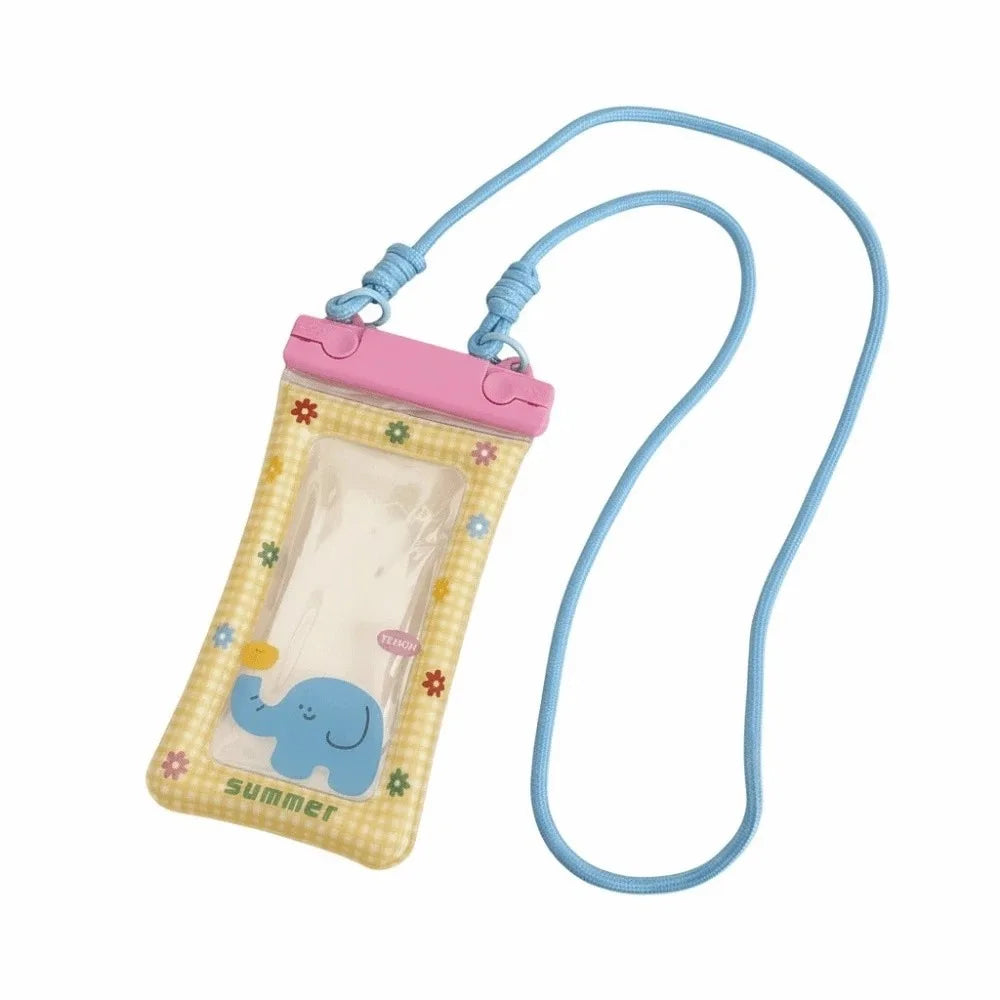 Adjustable Strap Waterproof Phone Pouch Lightweight Sealed Crossbody Dry Bag Large Capacity Solid Color PVC Storage Pack Oasis Select Style 4
