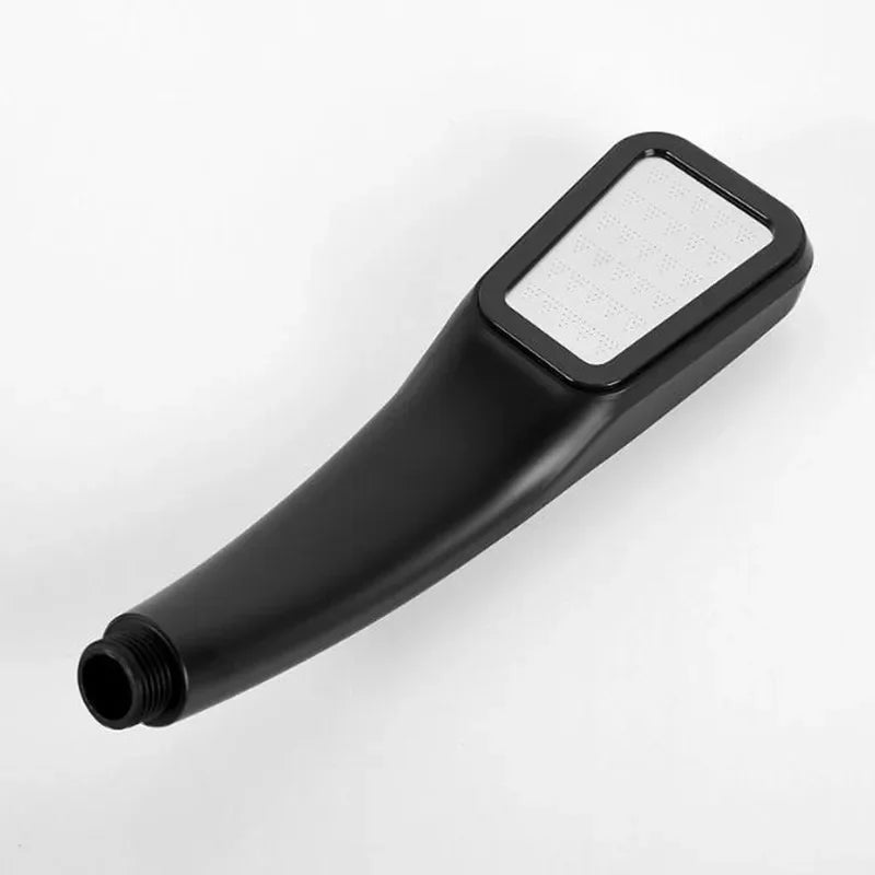 Bathroom Accessories Shower Head High Pressure Large Water Output Universal Adaptation Pressurized Hand Shower Nozzle Water Oasis Select Black