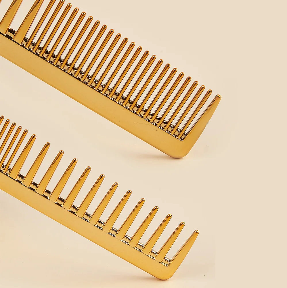 Rat Tail And Wide Fine Tooth Dual Purpose Barber Comb Stylist Combs Set Hair Combs Anti Static Styling Comb Hair Barbers Combs Oasis Select
