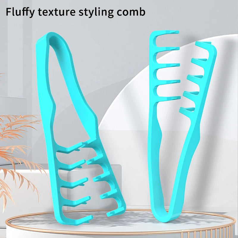 Wide-Tooth Volumizing Hair Styling Comb Curling Tools Fluffy Texture For Men Ideal For All Hair Types Hairstyling Tool Oasis Select