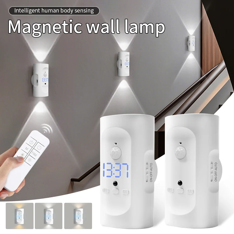 Motion Sensor LED Wall Light – 3 Colors Wireless Magnetic Spotlight LED Wall Light Oasis Select