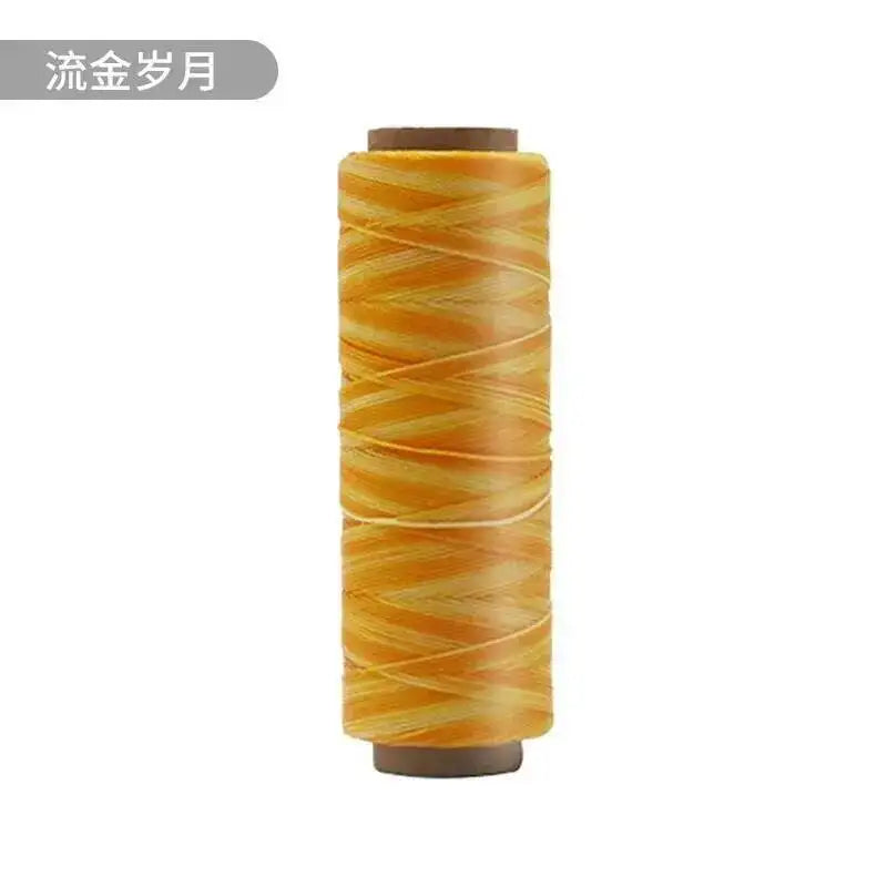 Round Waxed Cord Polyester Coated Sewing Thread DIY Handmade Leather